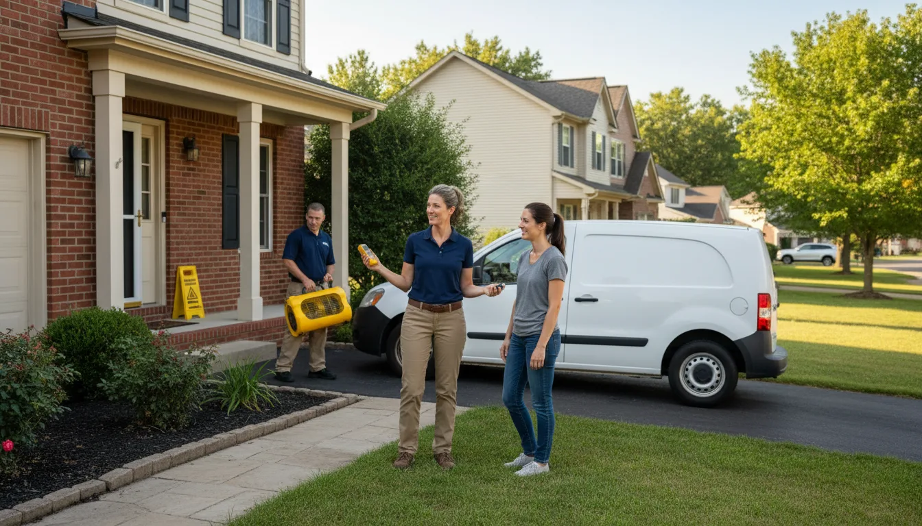 Water restoration image for Home Water Damage Repair in Tatum, TX